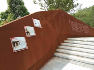 织金耐候钢挡土墙